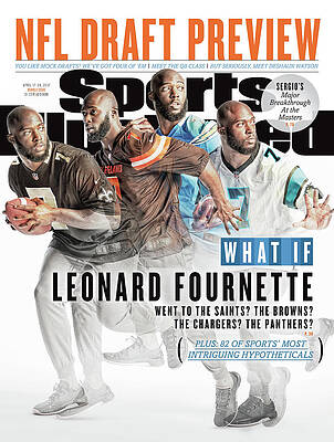 Los Angeles Chargers Wall Art featuring the photograph What If Leonard Fournette Went To The Saints The Browns The Sports Illustrated Cover by Sports Illustrated