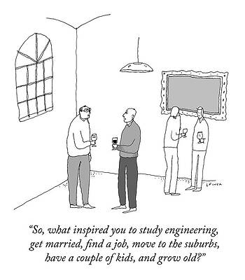 Couple Drawing - What Inspired You? by Liana Finck