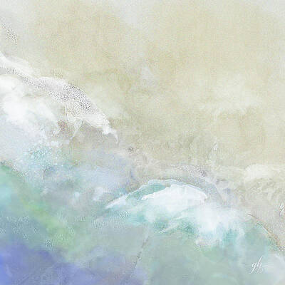 Wall Art featuring the digital art Where Sea Meets Shore by Gina Harrison