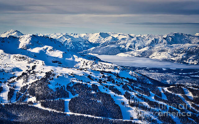 Mountain Photograph - Whistler In Winter by Bruce Block