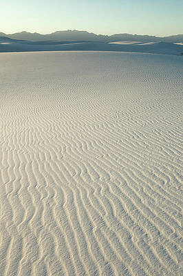 Wall Art featuring the photograph White Gypsum Dunes, White Sands Nat by Eastcott Momatiuk