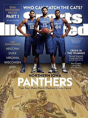 Kentucky Wildcats on Sports Illustrated Cover Photograph