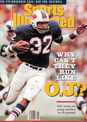 O.J. Simpson Sports Illustrated Cover Wall Art