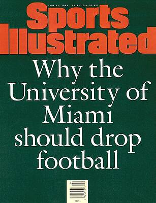 Debate on Miami Football Photograph