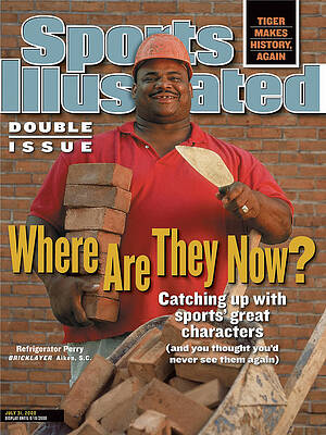 William Perry on Sports Illustrated Cover Wall Art