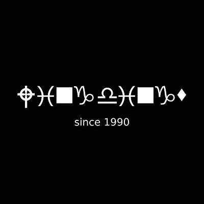 Digital Art - Wingdings Since 1990 - White by Richard Reeve