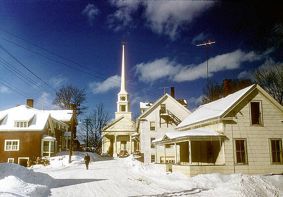 Wall Art featuring the photograph Winter In Vermont by Michael Ochs Archives