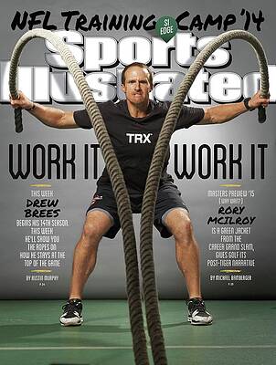 Drew Brees on Sports Illustrated Cover Photograph