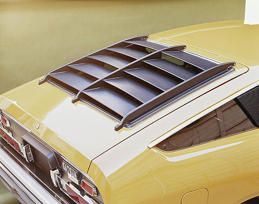Wall Art featuring the photograph Yellow Car, Close-up by Tom Kelley Archive