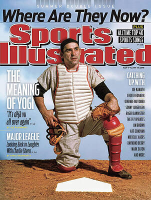 Yogi Berra on Sports Illustrated Cover Wall Art