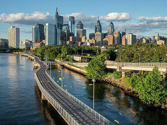 Philadelphia Wall Art featuring the photograph 23rd Street  Bridge Philadelphia PA by Louis Dallara