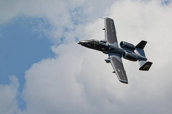 Summer Photograph - A10 Warthog In Flight #1 by Michael Collins