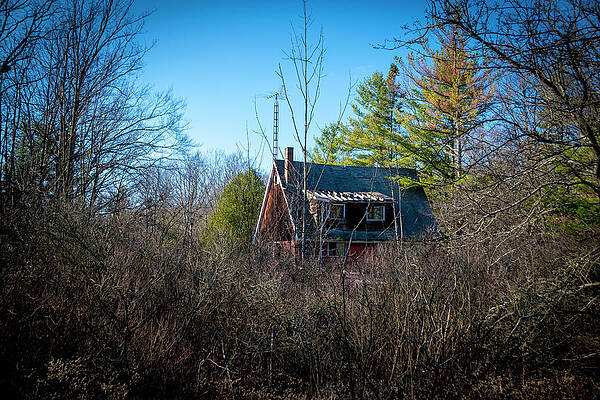 Vintage Photograph - Abandoned Building In Pelham, Ontario 2 by John Twynam