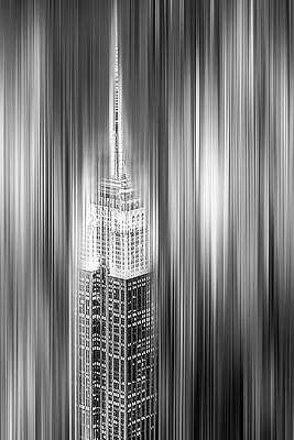 Wall Art featuring the photograph Abstract View Of NYC  #1 by Susan Candelario