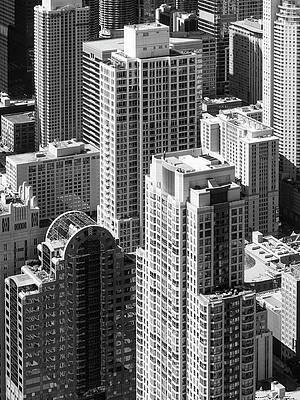 Chicago Photograph - Aerial View Of South Chicago #1 by Shankar Adiseshan