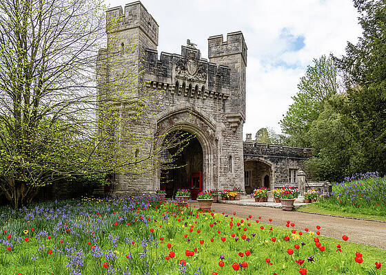 Spring Wall Art featuring the photograph Arundel Castle Gatehouse #1 by Shirley Mitchell