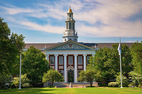 Wall Art featuring the photograph Baker Library At Harvard Business School In Boston, Massachusetts, USA #1 by Miroslav Liska
