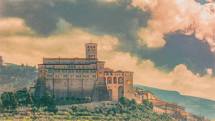 Spring Photograph - Basilica Of St. Francis Of Assisi #2 by Marcy Wielfaert