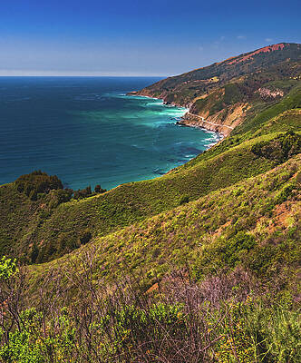 California Photograph - Big Sur Coastline, California - Vertical #1 by Abbie Warnock