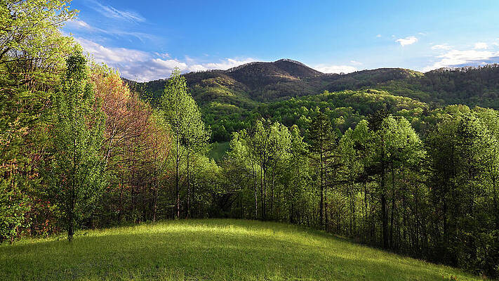 Serene Mountain Landscape Photograph