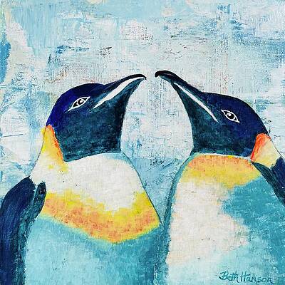 Painting - Bosom Buddies by Beth Hanson