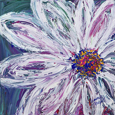 Flower Wall Art featuring the painting Kalico by Tammy Terres - Dezigner Reflexions