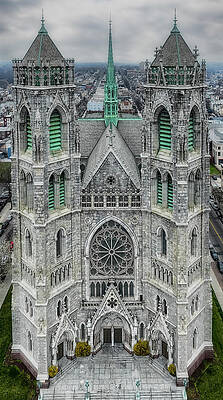 Wall Art featuring the photograph Cathedral Basilica Of Sacred Heart NJ #1 by Susan Candelario