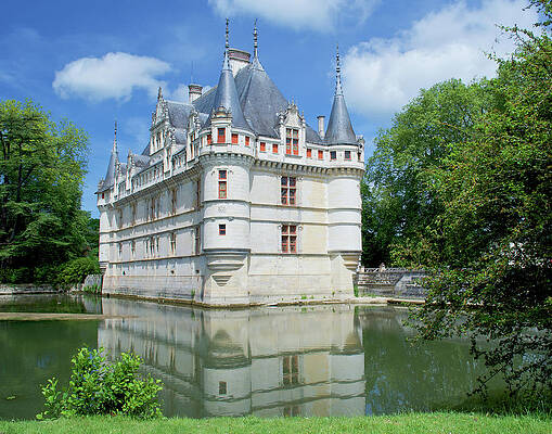 France Wall Art featuring the photograph Chateau Azay-le-Rideau #2 by Matthew DeGrushe