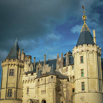 Colour Photograph - Chateau De Saumur #1 by Seeables Visual Arts
