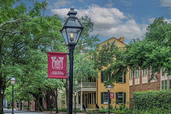 Wall Art featuring the photograph College Of Charleston-color by Maryanne Keeling