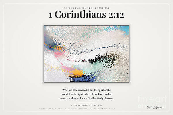 Abstract Bible Verse Display Wall Art