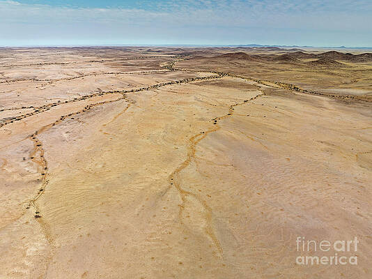 Landscape Photograph - Desert Landscape Around The Brandberg Mountain, Nearby Uis City, #1 by Sami Sarkis Photography