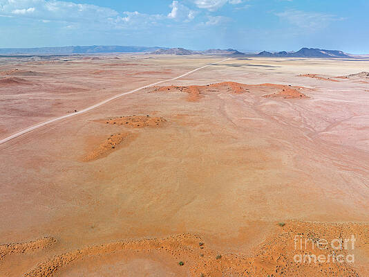 Landscape Photograph - Desert Landscape From The C14 Road To Walvis Bay, Namibia #1 by Sami Sarkis Photography