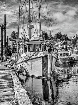Photograph - Docked #1 by Randall Dill