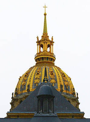 Paris Photograph - Dome Des Invalides #1 by Ron Berezuk