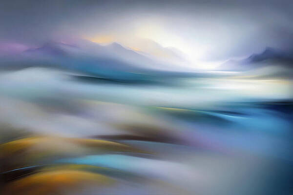 Ethereal Mountain Landscape Photograph