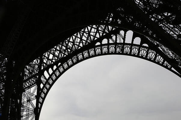 Paris Photograph - Eiffel Tower #2 by Ron Berezuk
