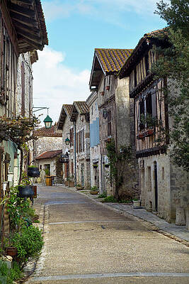 Rustic Village Street Scene Photograph