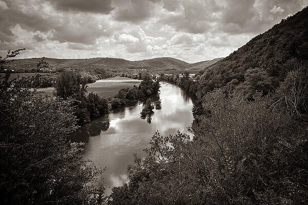 Tranquil River Valley View Photograph