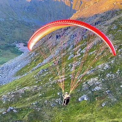 Flight Wall Art featuring the photograph Evening Flight #1 by Harry Banks