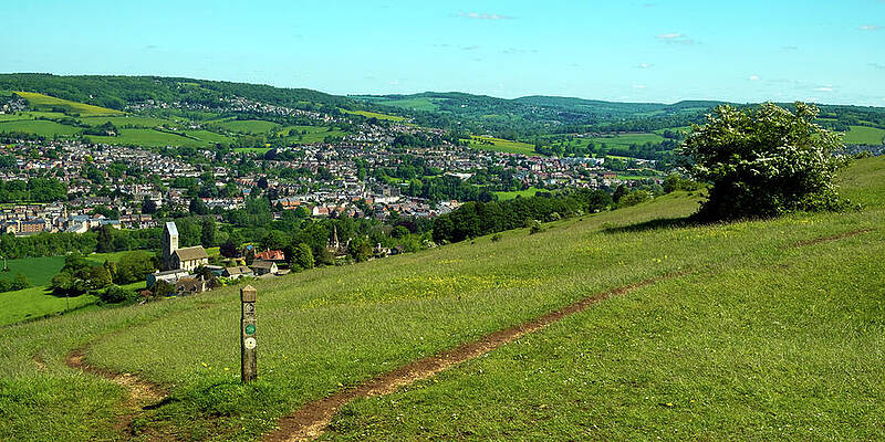 Scenic View of Countryside Town Photograph