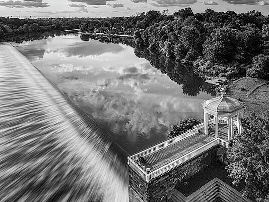 Fairmount Water Works And Schuylkill River #1 Print