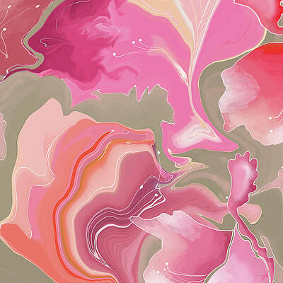 Blossom Digital Art - First Blush #2 by Gina Harrison