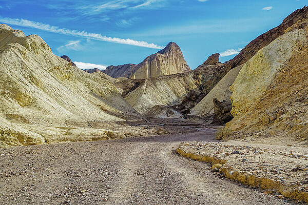 Sky Photograph - Golden Canyon Interpretive Trail #1 by Steven Dos Remedios