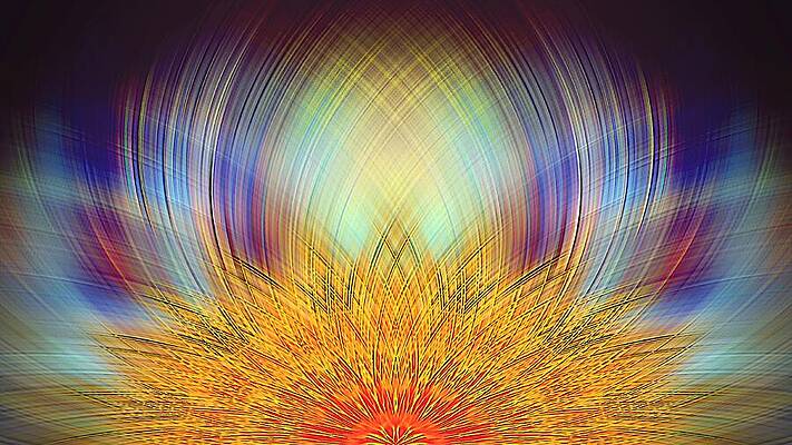 Abstract Digital Art - Good Radiation #1 by David Manlove