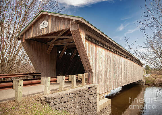 Wall Art featuring the photograph Gorham Covered Bridge, Pittsford, Vermont #1 by Eric Killorin