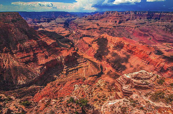 Wall Art featuring the photograph Grand Canyon Colors, Comanche Point, Arizona #1 by Abbie Warnock