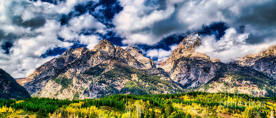 Mountain Photograph - Grand Tetons #1 by Bruce Block