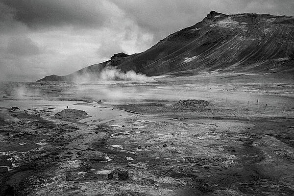 Wall Art featuring the photograph Hverir Geothermal Field, Iceland I #1 by Steven David Roberts