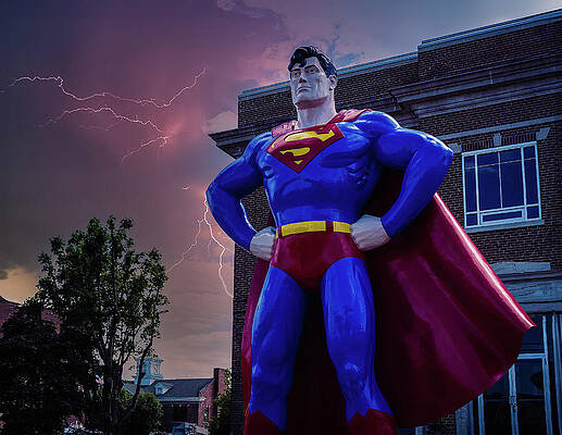 Architecture Photograph - Illinois - Metropolis - Superman #2 by Robert Niemeier